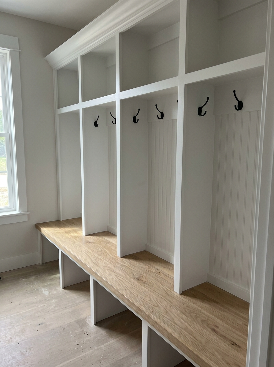 Mudroom cubbies